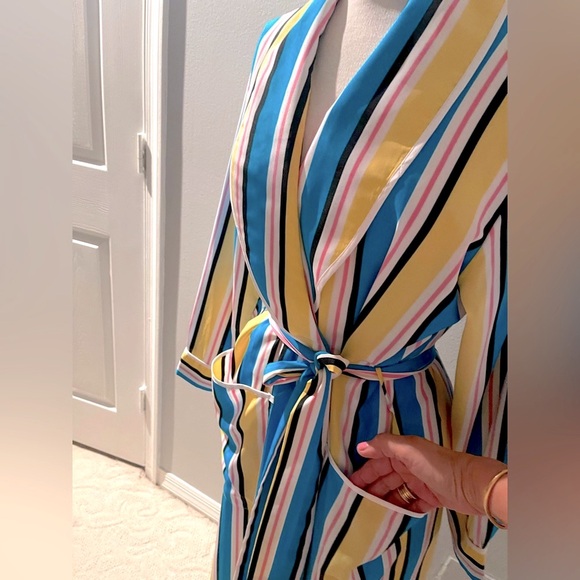 Natori II Intimates Striped Robe in size SP new - Picture 3 of 10